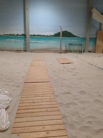 Aufbau Beachcenter 12
