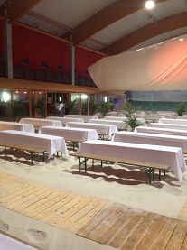 Aufbau Beachcenter 3