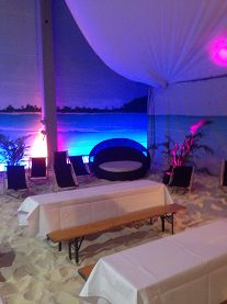 Aufbau Beachcenter 4