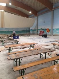 Aufbau Beachcenter 8